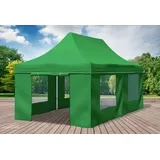 Faltpavillon Faltzelt Pavillon 3x6 Grün Gartenzelt Klappzelt Wasserdicht