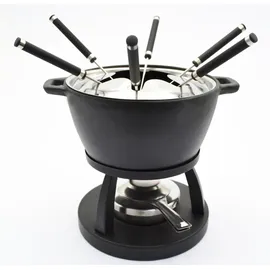 Mäser 935482 Set für 6 Personen, Fondue aus Gusseisen, ideal für Fleischfondu