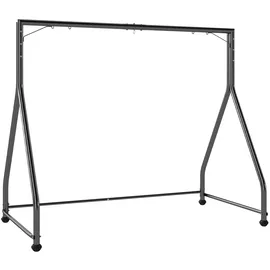 Outsunny 12238 Schaukelständer aus Stahl, 360kg, Schwarz