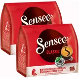 Senseo Kaffeepads Klassisch / Classic, neues Design, Intensiver & Vollmundiger Geschmack, Kaffee, 2er Pack, 2 x 16 Pads