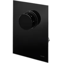 OVENTROP Unibox Abdeckung 1022778 Echtglas schwarz, mit Thermostat