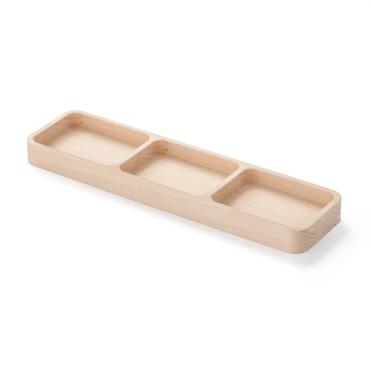 Metrie | Kvida-1226 Rechteckige Holzschale | 26×7 cm