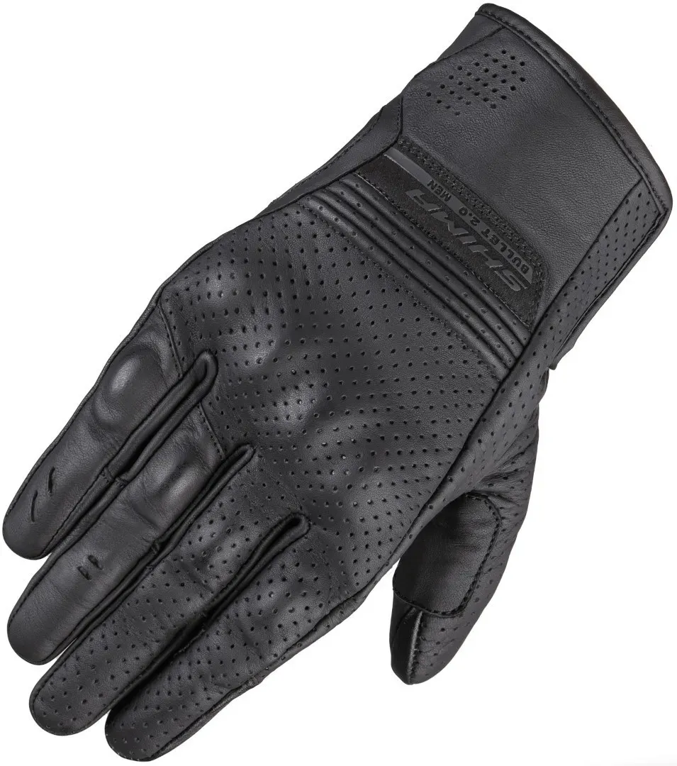 SHIMA Bullet 2.0 perforierte Motorrad Handschuhe, schwarz, Größe 3XL für Männer