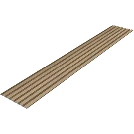 [neu.holz] 3D-Wandpaneel Borger hellbraun 10 St. 195 x 30 cm
