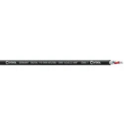 Cordial CDMX 1 BLACK 500 - Laufmeterpreis, 500m Rolle