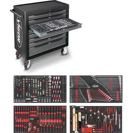VIGOR Werkstattwagen VIGOR 1000 XL V5434 499 Werkzeuge