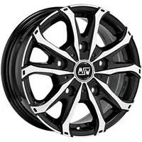 MSW 48 Van gloss black full polished 7x16 ET39 5x108 65,06,