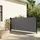 vidaXL Seitenmarkise Ausziehbar 117 x 300 cm Anthrazit Polyester