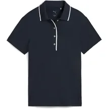 Puma Poloshirt "CLOUDSPUN Bridges Kurzärmeliges Golf-Polo Damen", Damen, Gr. XS, blau (deep navy blau), Obermaterial: 94% Polyester, 6% Elasthan. Rippe: 100% Polyester. Einsatz: 100% Polyester, clean, regular fit, Shirts