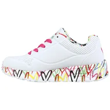 SKECHERS Uno Lite Lovely Luv Kinder Weiß/Pink 37