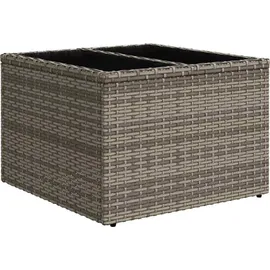 vidaXL Gartensofa-Set mit Speicher grau
