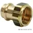 Viega Sanpress Verschraubung 692629 28 mm x 1, Rotguss oder Siliziumbronze, flachdichtend, SC-Contur