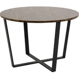 Amst Esstisch Marmor print braun. - Braun