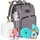 all Kids United Baby Wickelrucksack mit Kinderbett - Grau,