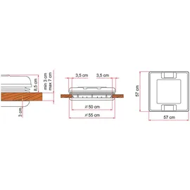 Fiamma Vent 50 Dachfenster - White - One Size