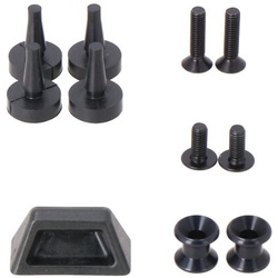 SW-Motech Adapterkit für ADVENTURE-RACK Gepäckträger - Schwarz. Für DUSC Aufnahme auf ADVENTURE-RACK., schwarz