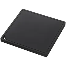 Yamazaki 2953 Tower Silicone Pot Mat, Black, Silicone, 15 x 15 x 1 cm