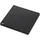 Yamazaki 2953 Tower Silicone Pot Mat, Black, Silicone, 15 x 15 x 1 cm