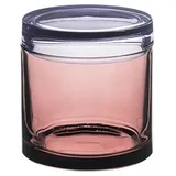 REMEMBER Glasdose S rot/lila - 1 L - Lebensmittelecht, Handarbeit