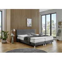Westfalia Schlafkomfort Boxbett "Kyoto", grau (anthrazit), B:195cm L:210cm, WESTFALIA