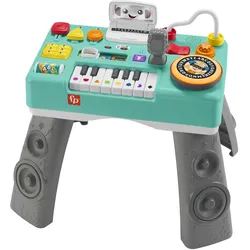Fisher-Price Lernspaß Mixspaß DJ-Tisch, Musikalisches Lernspielzeug für Baby&Kleinkind, deutsche Version