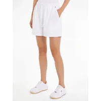 Tommy Jeans Shorts »TJW LINEN SHORT«, mit Flagge, Gr. XL (42) - N-Gr, White, , 30751949-XL N-Gr