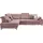 Set One by Musterring Ecksofa, famosa wine, SET ONE BY MUSTERRING, Sofas, B/H/T: 317cm x 86cm x 220cm, Flachgewebe, Armlehne rechts, Sitztiefenverstellung,Kopfteilverstellung,Ohne Bettfunktion,Ohne Schubkasten, 100% Polyester, Ecksofa, Kaltschaumpolsterung, Flachgewebe, whlw.
