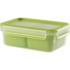 Emsa Frischhaltedose rechteckig transparent/grün 1 l