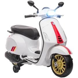 aiyaplay Kinder Elektro-Motorrad, 6V Kindermotorrad mit MP3, USB, FM-Radio, LED-Scheinwerfer, Kinderfahrzeug mit Trainingsrädern, 3 km/h, für 3-6