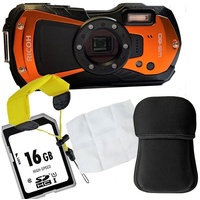 Ricoh Ricoh WG-80 orange Set Angebot Kompaktkamera