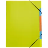 Pagna Ordnungsmappe Funky School 5 Fächer gelb