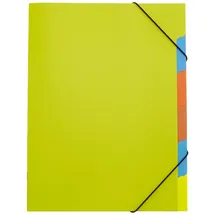 Pagna Ordnungsmappe Funky School 5 Fächer gelb, 1 St.