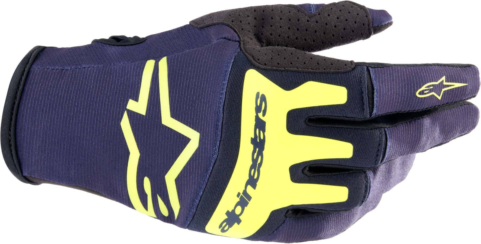 Alpinestars Techstar Motorcross handschoenen, geel, M Voorman