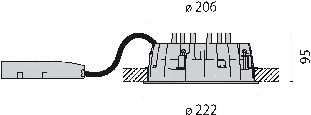 Performance in Light LED-EB-Downlight 822722333001