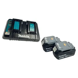 Makita Power Source Kit 18 V Li-Ion 2 x 5,0 Ah + DC18RD Ladegerät 199482-2