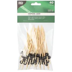 600 Fingerfood - Picker 12 cm `Black Pearl`
