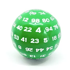 Dice4friends Würfel D100 Green/White