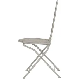 vidaXL 3-tlg. Bistro-Set Stahl Grau