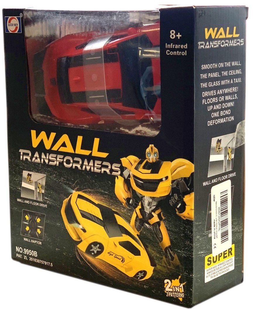 Transformers Spielzeug 2in1 Auto und Roboter mit Fernbedienung Rennauto