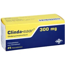 Clinda-saar 300 mg Filmtabletten 25 St