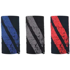 OEM Oxford Comfy Windproof Multifunktionskragen 3er-pack Graphitstreifen
