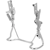 Alomejor Fahrradständer Verstellbarer Doppelbein-Fahrradständer aus Edelstahl mit Mittelbefestigung für 14 "-16" Zoll Mountainbike(S)