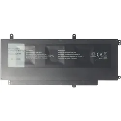 AccuCell Akku passend für Dell Inspiron 15 7547, 7548, Li-Polymer, 11,1V, 3870mAh, 43Wh, built in, ohne Werkzeug