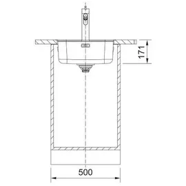 Franke Smart SRX210-40 - 127.0705.384 Edelstahlspüle gebürstet - Silber
