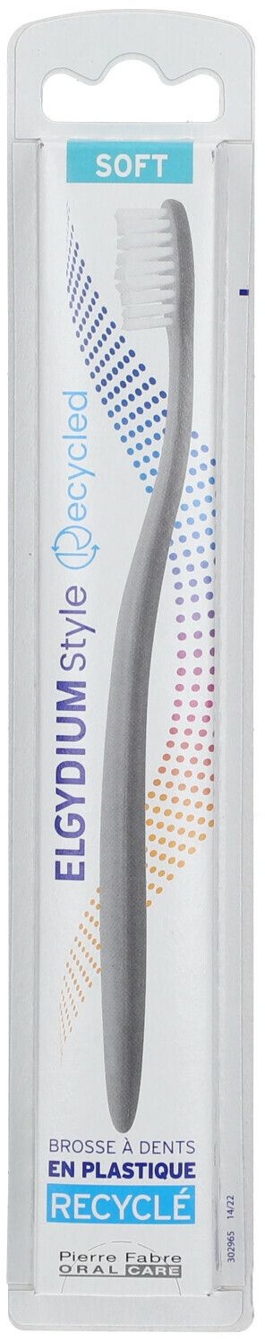 ELGYDIUM Style Recycled Brosse à dents en plastique recyclé Souple 1 pc(s) brosse(s) à dents