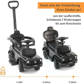Lemodo Rutschauto mit Schiebstange ab 1 Jahr, Rutschfahrzeug mit Sicherheitsbügel