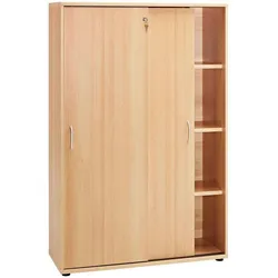 Aktenschrank Serie 4000 Buchefarbe