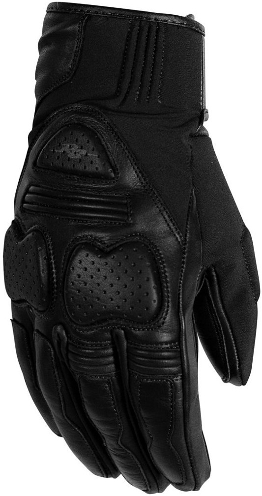 Rusty Stitches Chris De Handschoenen van de motorfiets, zwart, XL