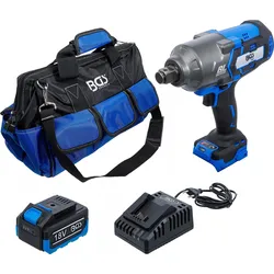 BGS 7391 Satz Akku Schlagschrauber bürstenlos mit Akku & Schnell Ladegerät 1200Nm 18 Volt