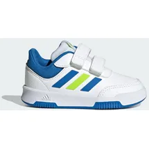 adidas Tensaur Hook and Loop Cloud White / Bright Royal / Solar Slime 21